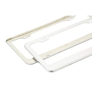 Cadre de <span class=keywords><strong>plaque</strong></span> <span class=keywords><strong>d</strong></span>'<span class=keywords><strong>immatriculation</strong></span> personnalisé en acier inoxydable et alliage de zinc pour la taille américaine - Product Image 5