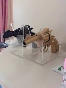 Support d'affichage pour armes à feu en acrylique transparent, support pour jouets d'armes à feu, support pour armes à feu, support d'affichage pour modèles d'armes à feu, support pour armes à feu - Product Image 4