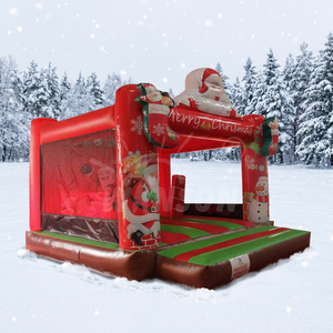 WINSUN Castillo Inflable con Diseño de Santa Claus, Trampolín, Material de PVC Impermeable y Resistente al Fuego, Tamaño Personalizado, CE - Product Image 1