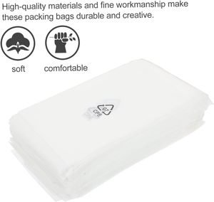 Sacs en plastique givrés auto-adhésifs CPE mats et étanches avec fermeture éclair, anti-rayures, pour accessoires électroniques/téléphoniques - Product Image 4