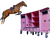 Boîte de rangement pour équipement de cheval en aluminium de haute qualité personnalisée