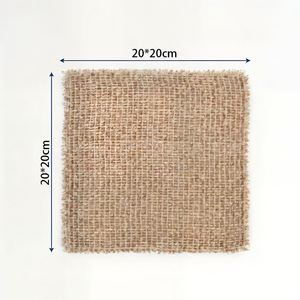 Serviette de toilette exfoliante en jute naturelle avec logo personnalisé, sac à savon en sisal et <span class=keywords><strong>chanvre</strong></span>, pour le corps et le bain - Product Image 2