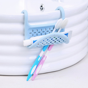 L-Shaped Sink Draining Rack For Dishwashing Sponge Storage Wall Mounted Oval Design C1394 - Product Image 2