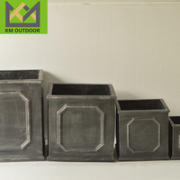 Jardinière carrée au design moderne royal jardinière d'extérieur outil de jardin profond grands pots de fleurs pour l'intérieur et l'extérieur