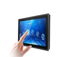 PC industriel tout-en-un embarqué avec écran tactile capacitif, systèmes d'exploitation Android et Windows 10/11, affichage industriel IPC
