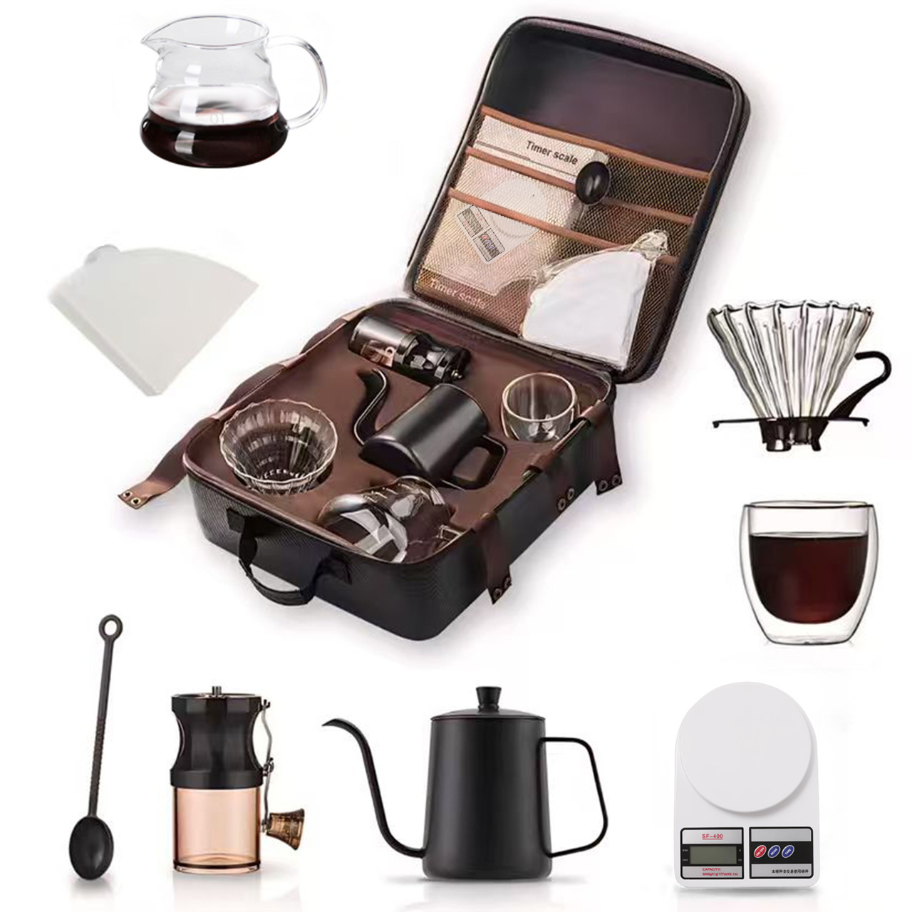 Coffret cadeau le plus vendu EVA export (balance électronique blanche)
