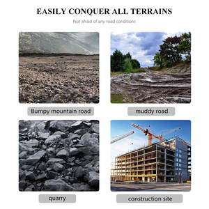 ISO CE 인증 홍첸 CPCD 4륜 구동 디젤 3톤 실내용 전지형 아티큘레이티드 지게차 - Product Image 6