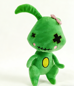 Schattig groen lelijk konijn knuffel pluche pluche pop voor kinderen verjaardagscadeau - Product Image 5