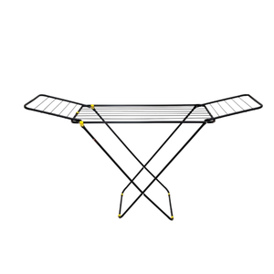 Customizable Wing Style Laundry Drying Stand Portable Folding Metal Clothes Hangers Floor Standing Adjustable Clothing Dryer - Product Image 1
