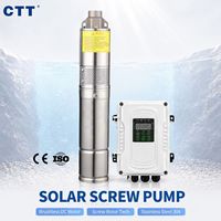 Pompa Solare a Vite DC 48V 1HP ad Alta Prevalenza per Pozzi Profondi 140m, per la Reforestazione della Regione Nord della Nigeria