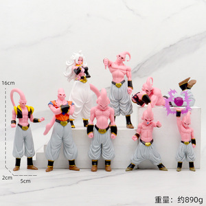 <span class=keywords><strong>Tiktok</strong></span> Venta caliente 8 unids/set Buu figura <span class=keywords><strong>Anime</strong></span> Dragon-balls DBZ figuras de juguete de acción - Product Image 6