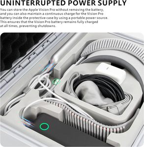 Nouvelle conception Étui rigide en PP EVA Poignée stable Robuste Étui de voyage compact pour Vision Pro - Product Image 2