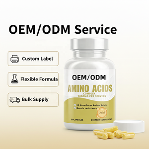 Complesso di Aminoacidi per Adulti all'Ingrosso, Capsule da 2000mg, 90 Pezzi |   Integratore di 20 aminoacidi a forma libera per una migliore densità ossea - Product Image 2