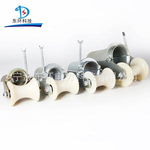 Polea de Protección de Cables Serie B con Rueda de Nylon de Boca Completa, Rueda de Aluminio, Tipo Cerrado, Rodamiento Duradero como Componente Principal - Product Image 1