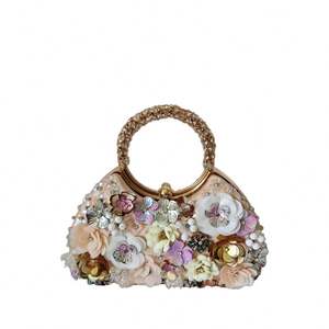 Bolsa de Mano Plisada para Mujer, Diseño Exclusivo para Banquetes, Bolsa de Hombro Única para Cosméticos (Venta al por Mayor) - Product Image 4