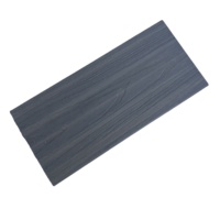 Plancher de terrasse en WPC moderne antidérapant, co-extrusion, imperméable, composite extérieur, planche de terrasse brossée, technique d'interverrouillage DUAL