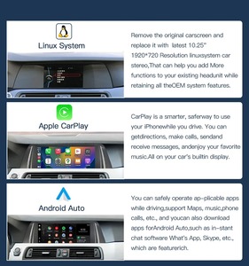 10.25" <strong>Android</strong> Auto Carplay Linux <strong>System</strong> Car Touch Screen <strong>for</strong> Bmw 1 3 4 <strong>5</strong> 7 Series X1 X3 X4 X5 X6 Multimedia Player Dual <strong>System</strong> - Product Image 4