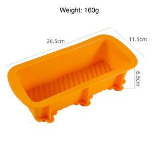 Moule à pain rectangulaire en silicone, moule à gâteau, plaque de cuisson, outil de cuisson, résistant à la chaleur, antiadhésif, réutilisable, passe au lave-vaisselle, passe au <span class=keywords><strong>four</strong></span> - Product Image 6