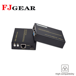 FJGEAR 1080P VGA/Âm Thanh Extender Hơn Độc 100M/200M CAT5/5e Cáp 200 Mét vga Mở Rộng 1920*1440 - Product Image 5