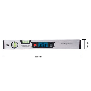 415mm dijital su terazisi İnklinometre 4X90 aralığı dijital açı bulucu İletki yüksek hassasiyetli seviye ölçüm cihazı - Product Image 4