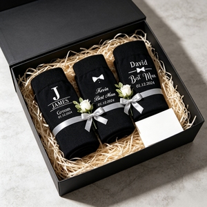 Calzini Personalizzati per <span class=keywords><strong>Sposo</strong></span> e Testimoni, Calzini con Nome e Ruolo Personalizzati, <span class=keywords><strong>Regalo</strong></span> Divertente per Festa di Matrimonio, <span class=keywords><strong>Regalo</strong></span> Proposta per il <span class=keywords><strong>Testimone</strong></span> - Product Image 2