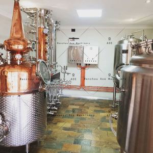 300L 500L 1000Lジンスチルマシン工業用蒸気蒸留密造酒ウォッカとウイスキー蒸留所グラッパ蒸留器 - Product Image 4