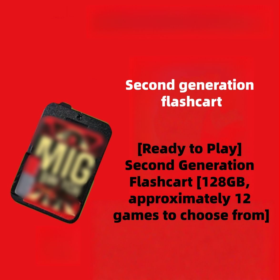 red(128g, choose from around 12 games)