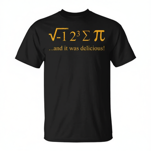 Camiseta divertida con chiste de matemáticas para estudiantes y matemáticos: Comí un trozo de tarta - Product Image 2