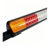 Barre lumineuse LED magnétique de 1,2 m, homologuée ECE R65, balise d'avertissement, alarme de recul 12/24 V pour camion de chantier, pick-up, excavatrice