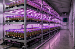 Smart Automated Full Spectrum LED <b>Grow</b> <b>Light</b> 40ft Shipping Hydroponic Plant Factory Saffron Growing Container - Product Image 5