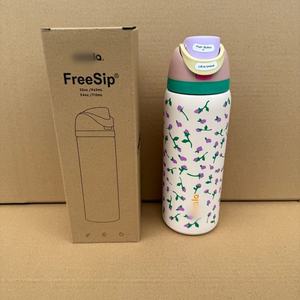 Nouvelle gourde isotherme sous vide à double paroi en acier inoxydable imprimée, 24oz 32oz, anti-fuite, sans BPA, pour extérieur, voyage, école, 24h - Product Image 2