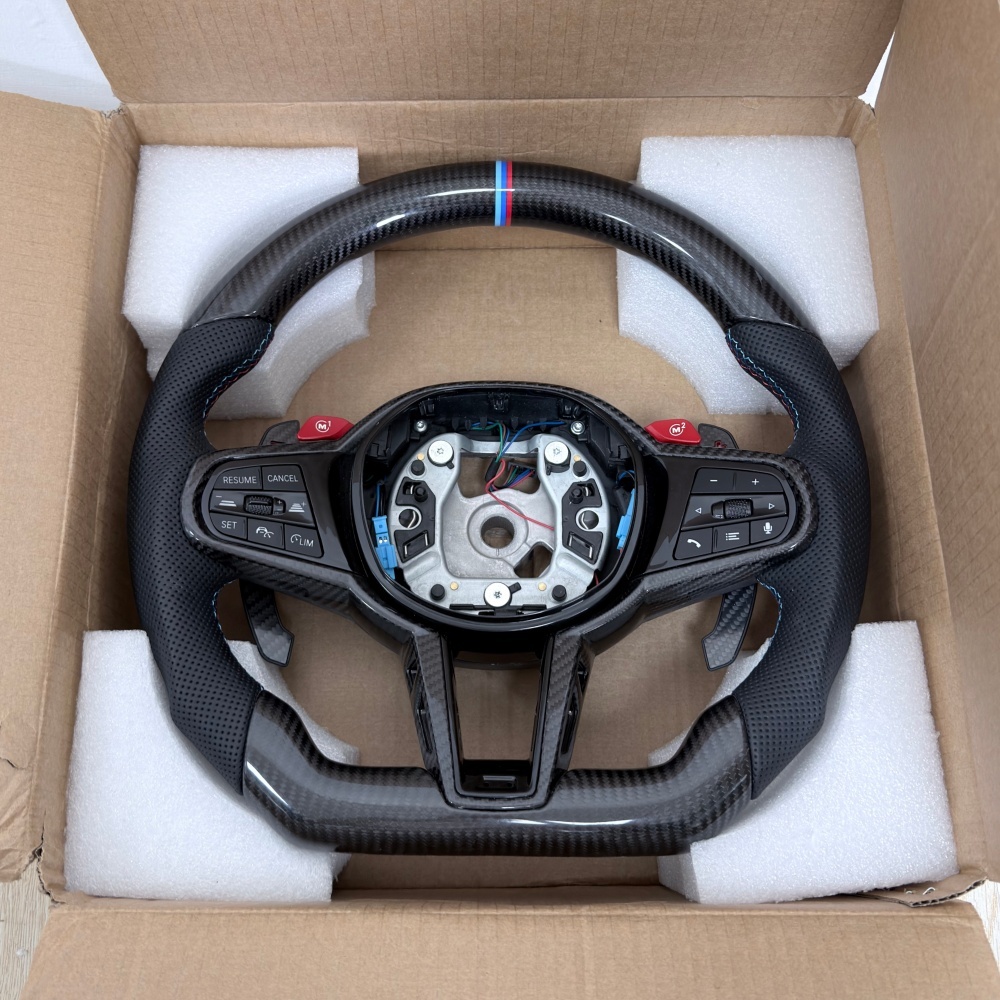Custom Carbone Volant Lenkrad Steering Wheel (BMW Fitment), photo 3