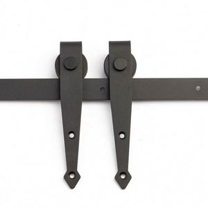 อุปกรณ์รางเลื่อนประตูบานเลื่อนแบบมินิ WEKIS คุณภาพสูง ผลิตจากเหล็กและทองเหลือง ขนาด 24''-72" รูปทรงลูกศร สำหรับประตูคู่ - Product Image 5