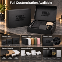 Boîte Cadeau d'Emballage Cylindrique Magnétique Personnalisée de Haute Qualité en Carton Kraft Ondulé pour Expédition de Bijoux, Avec Votre Logo