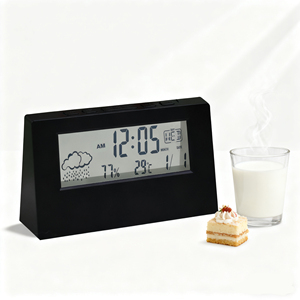 Đa Kỹ Thuật Số LED Đèn Nền Bàn Đồng Hồ Báo Thức Với Nhiệt Kế Ẩm Kế Thời Gian Ngày Tuần Pin Powered Cho Phòng Ngủ Văn Phòng Nghiên Cứu - Product Image 3