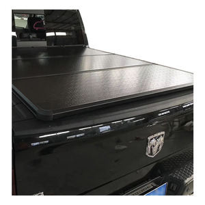 Không thấm nước Hướng dẫn sử dụng cứng Con lăn tonneau bìa cho Dodge <span class=keywords><strong>Ram</strong></span> 1500 5.8ft 6.4ft xe tải giường tri-gấp thiết kế GMC Sierra Chống Trộm - Product Image 1