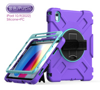 Étui de tablette antichoc rotatif à 360 degrés pour iPad 10.9, iPad 10.2, Air 11 Pro, housses de protection en silicone pour tablette