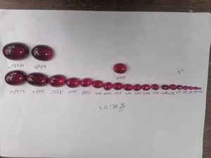 Ngô Châu bán buôn bán Chất lượng cao 5 # <span class=keywords><strong>Ruby</strong></span> tim Cabochon 4x4mm-18x18mm Đỏ tổng hợp <span class=keywords><strong>Corundum</strong></span> lỏng đá quý đối với trang sức - Product Image 2