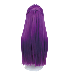Perruque de cosplay Frieren at Funeral Fern, 80 cm, longue, droite, violette, synthétique, résistante à la chaleur, pour anime, costume et jeu de rôle, vente en gros - Product Image 2
