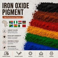 Pigment d'oxyde de fer multicolore pour l'Afrique, résistant aux intempéries, poudre inorganique pour briques, peinture, plastique, caoutchouc, encre, cuir