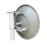 0,6 m 60cm parabólico puertos duales 2XMIMO 5,8 GHz Antena WLAN