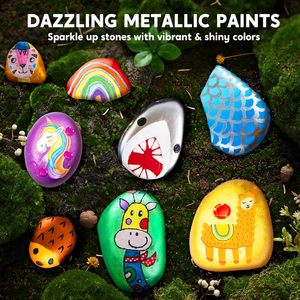 DIY Rock Painting <strong>Kit</strong> for Kids Indoor Activity <strong>Easter</strong> <strong>Craft</strong> <strong>Kits</strong> Art Set for Boys Girls Nature Exploration Toys - Product Image 5