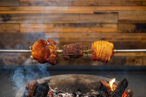 Accesorio para Barbacoa, Tenedor Giratorio para Pollo <span class=keywords><strong>de</strong></span> Doble Punta, Redondo, <span class=keywords><strong>de</strong></span> Acero Inoxidable <span class=keywords><strong>de</strong></span> 22 mm, en Bolsa <span class=keywords><strong>de</strong></span> Plástico con Etiqueta - Product Image 6