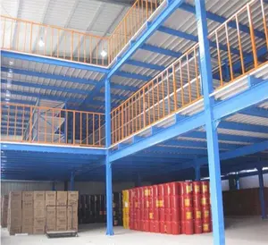 Jinhui 벽돌쌓기는 산업 저장 중이층을 위한 상점 중이층 지면 벽돌쌓기 체계를 설치합니다