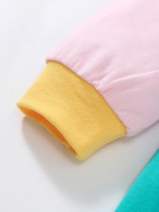 <span class=keywords><strong>Robe</strong></span> <span class=keywords><strong>sweat</strong></span> pour filles automne hiver personnalisée à manches longues en coton pour enfants tenue décontractée patchwork robes de filles pour enfants - Product Image 5