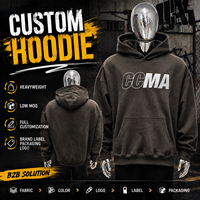 Sweat à capuche marron café personnalisé avec logo, pour hommes et femmes, coupe oversize, en molleton de coton épais, style streetwear, OEM, marque privée, appliqué