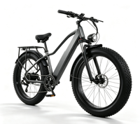 Vente en gros depuis l'entrepôt européen, livraison directe, moto électrique tout-terrain à pneus larges de 26 pouces avec batterie au lithium - BE057