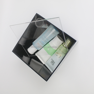 Caja brillante acrílica personalizada, grande, pequeña, cuadrada, rectangular, redonda, caja acrílica con tapa deslizante transparente, caja de almacenamiento acrílica de sombra única - Product Image 4