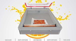 Machine d'emballage sous vide compacte la plus vendue, machine d'emballage sous vide pour saucisses, machine d'emballage sous vide pour sardines - Product Image 3