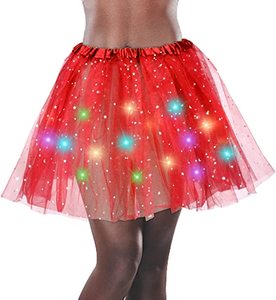 Costume de Noël d'Halloween LED <span class=keywords><strong>Tutu</strong></span> Jupe Adulte Adolescents <span class=keywords><strong>Tulle</strong></span> Classique Jupe Élastique Costume de Fête Femmes Light up Tutus - Product Image 5